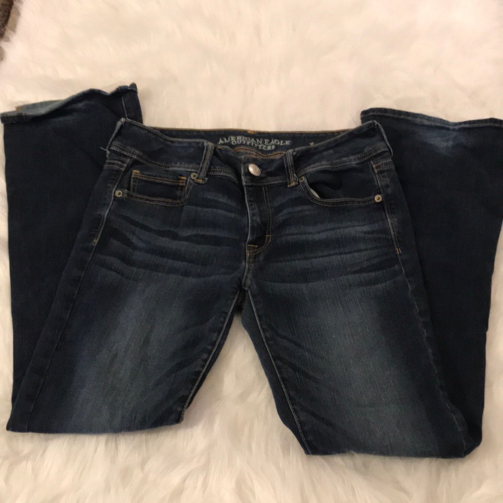 American eagle kick boot stretch jeans. Size 8.